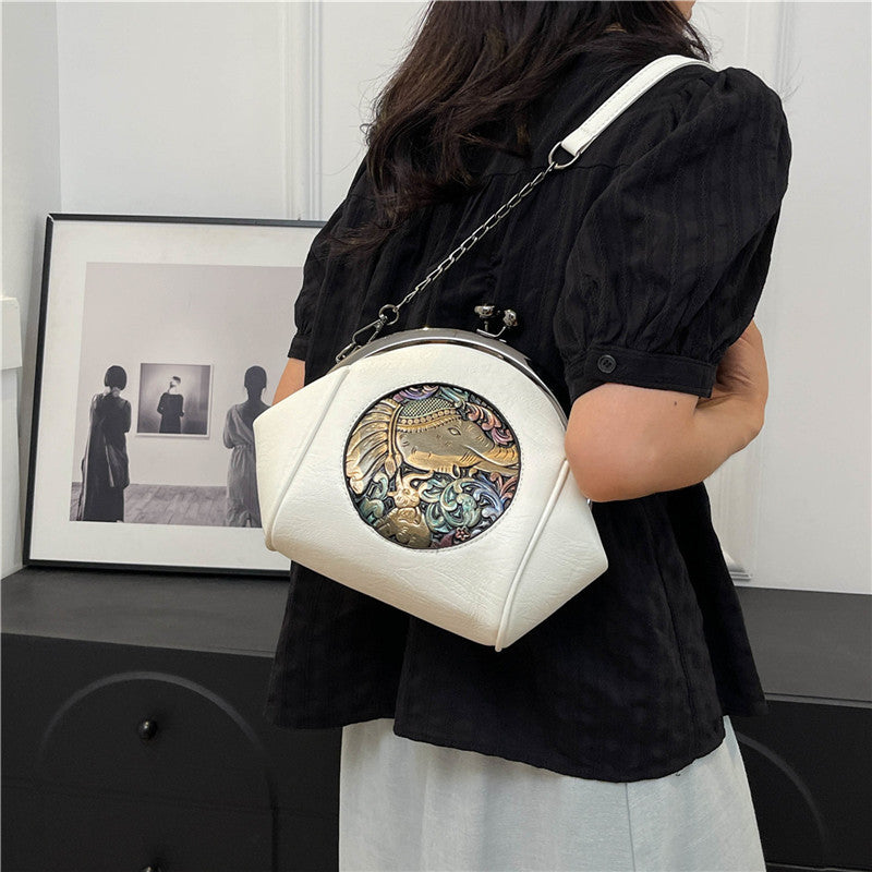 Western‑Style Underarm Shoulder Bag – PU Shell‑Shape Crossbody for Women What Else You Got?