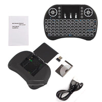 H9 Wireless Backlit Colorful Touch Remote Keyboard - Ergonomic & USB Connectivity for PC
