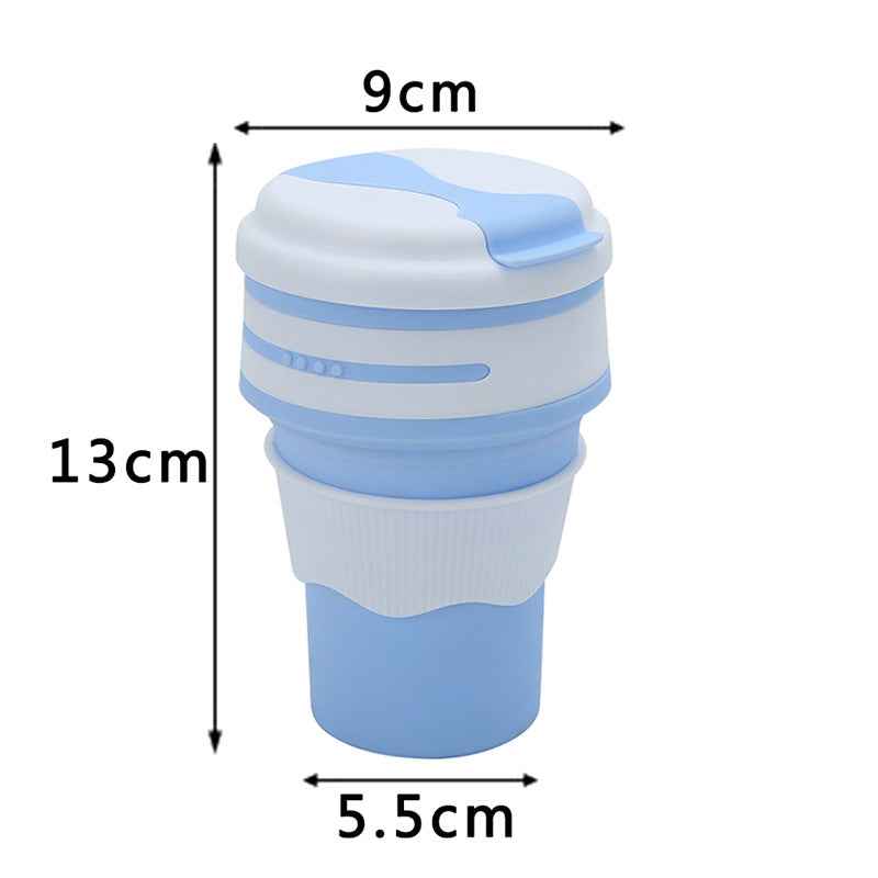 Portable Silicone Folding Cup – Compact, Reusable, Leakproof Travel Cup for Coffee, Water & Juice What Else You Got?