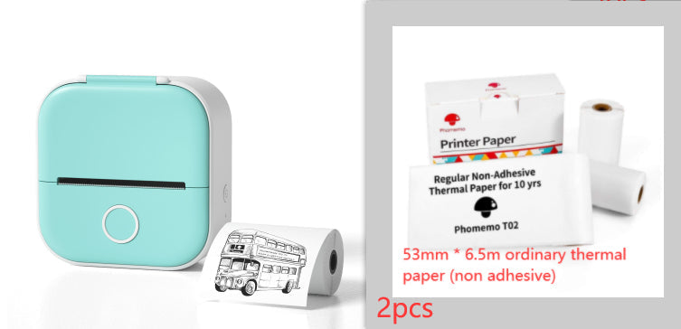 Portable Mini Thermal Label Printer Home Photo Printer Student Wrong Question Printer Bluetooth-compatible Mini Label Printer Price Tag What Else You Got?