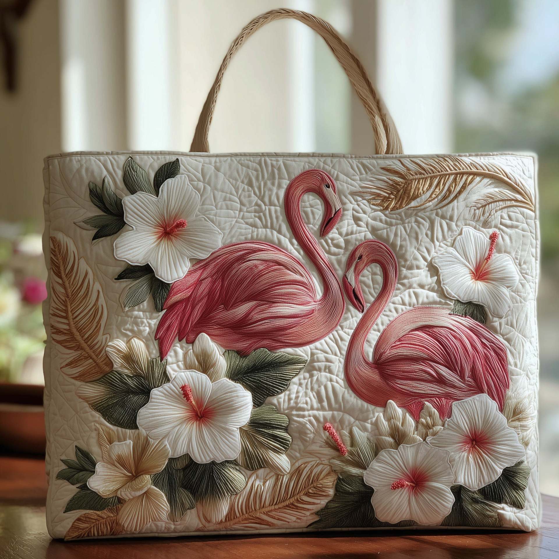 New Digital-print Tote Bag With A Personalized Floral Design In Canvas What Else You Got?