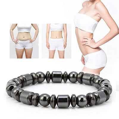 Magnetic Hematite Pentagram Bracelet – Wellness & Intention Stretch Bracelet for Men & Women