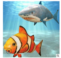 Flying Shark RC Toy - Inflatable Remote Control Airplane for Kids Indoor Party Gifts