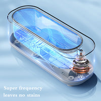 Ultrasonic Jewelry & Eyewear Cleaner – Portable Cleaning Machine for Rings, Glasses & Watches