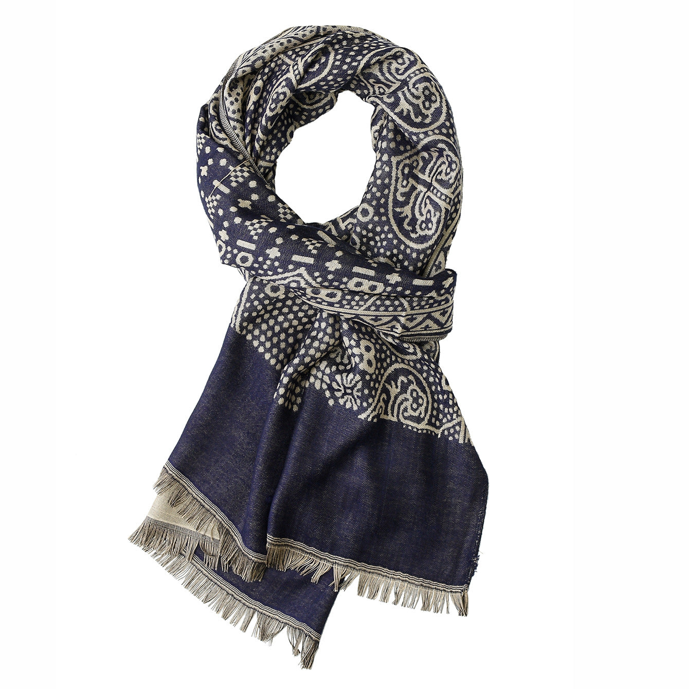 Ethnic Yarn‑Dyed Totem Scarf What Else You Got?