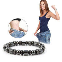 Magnetic Hematite Pentagram Bracelet – Wellness & Intention Stretch Bracelet for Men & Women