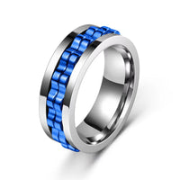 Unisex Titanium Steel Ring – Seiko-Crafted Minimalist Band Sizes 6–13