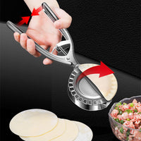 Stainless Steel Dumpling Mold – Manual Dumpling & Pastry Press Tool