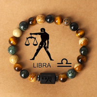Divine Zodiac Stone Bracelet – 12 Signs, Natural Energy Jewelry