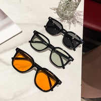 Square Bold Frame Sunglasses – UV400 Protection with Prescription Lens Options