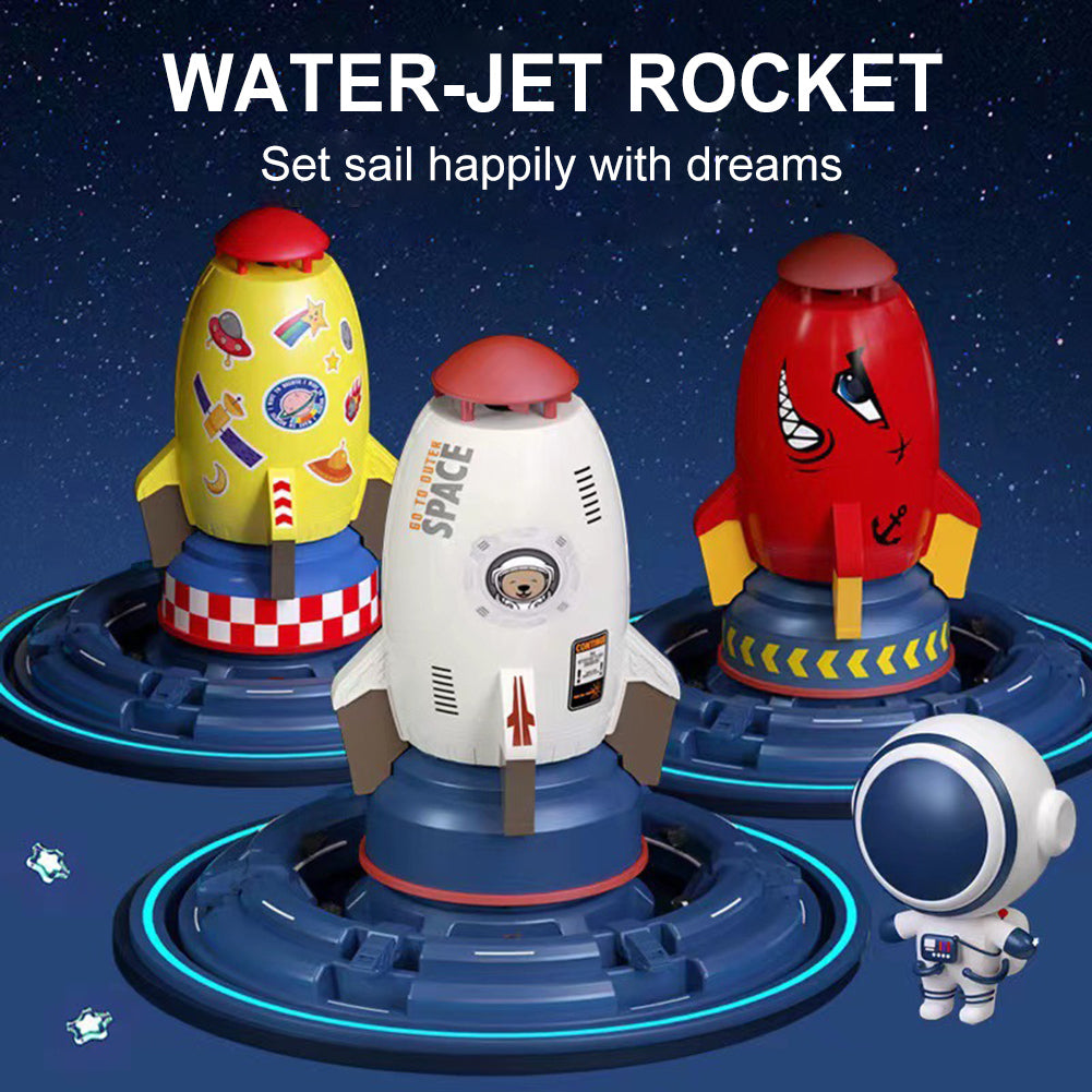 Rocket Water Sprinkler Launcher Toy – Outdoor Flying Spray Toy for Kids Summer Fun What Else You Got?