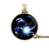 Heavenly Constellation Gemstone Necklace - Zodiac Starry Sky Jewelry