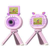 Kids' HD Digital Camera with 180° Flip Screen, Games & Filters - Perfect First Camera