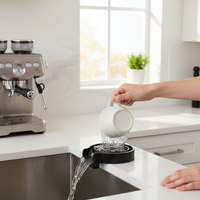 Stainless Steel Glass Rinser – High-Pressure Sink Washer for Sparkling Clean Glassware | Fast & Hygienic Cleaning