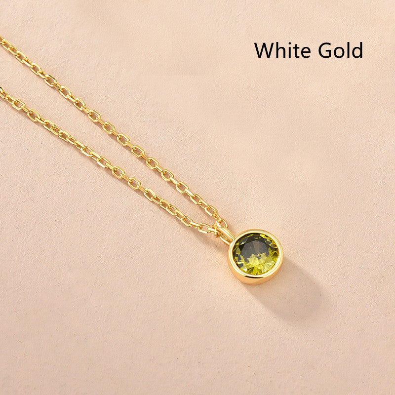 Women's Fashionable Simple Sterling Silver Solitaire Necklace With Twelve Zodiac Signs What Else You Got?