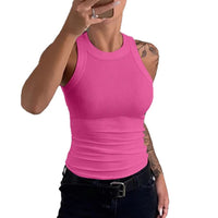 Women's Rib-Knit Vest – Chic Sleeveless Layering Tank for Every Occasion | 5 Colors