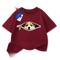 Cartoon Print T-Shirt – Unisex Casual Tee for Kids & Adults