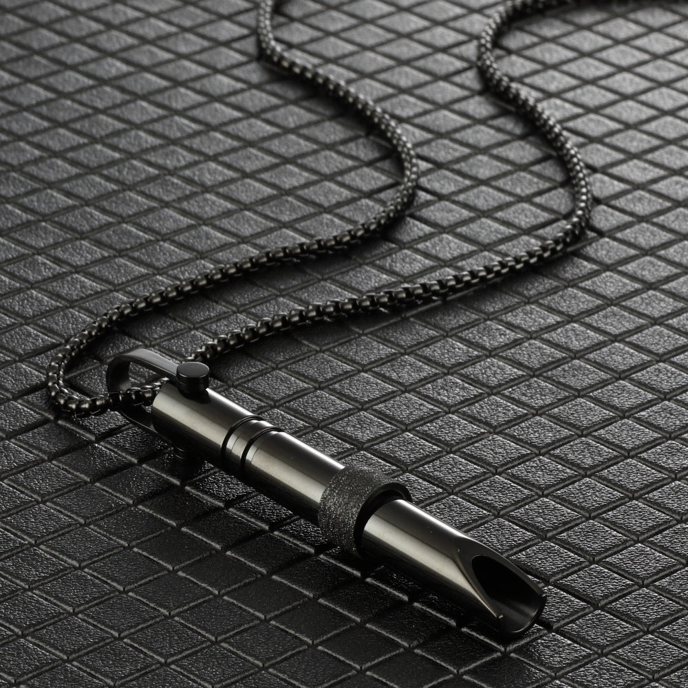Couple Stainless Steel Mindfulness Necklace For Women Men Anxiety Relief Pendant Stress Panic Attack Relief Meditation What Else You Got?