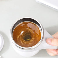 USB Self-Stirring Magnetic Coffee Mug – Effortless Mixing for Perfect Drinks