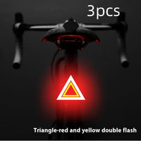 USB Rechargeable Bicycle Safety Taillight - Bright LED Light for Night Riding