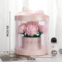Elegant Christian Rose Bouquet Flower Pot - Perfect Gift for Her with Bible Verse