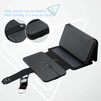 Portable Solar Power Bank - 9W Folding Charger for Hiking, Camping & Travel - 5V 2.1A USB Output - God's Gift of Sustainable Energy
