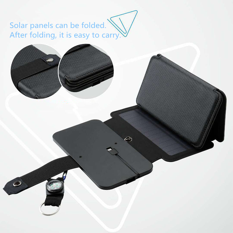 Outdoor Folding Solar Panel Charger Portable 5V 2.1A USB Output Devices Camp Hiking Backpack Travel Power Supply For Smartphones What Else You Got?