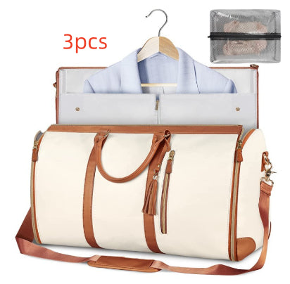 Large Capacity Travel Duffle Bag Women's Handbag Folding Suit Bag Waterproof Clothes Totes What Else You Got?