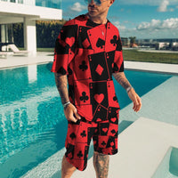 Men’s Short-Sleeve Leisure Set – Lightweight Two-Piece Casual Outfit for Travel