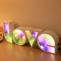 Romantic LED LOVE Light - Perfect Valentine's Day Gift, Wedding Decor & Birthday Surprise - USB Powered