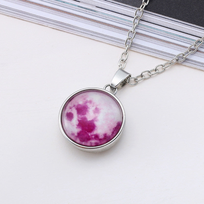 Galaxy Planet Glass Luminous Necklace What Else You Got?