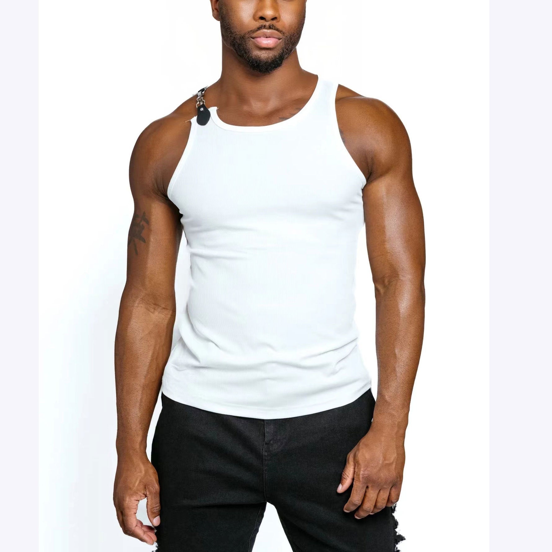 Sleeveless Threaded Vest What Else You Got?