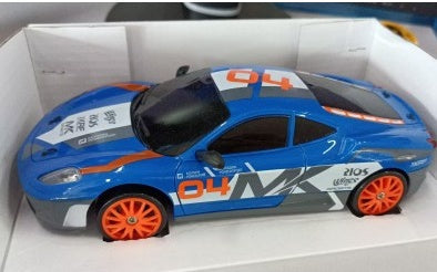 2.4GHz 1:24 4WD RC Drift Car with LED Lights – High-Speed Remote Control Racing Car for Kids (Rechargeable, Cones Included) What Else You Got?