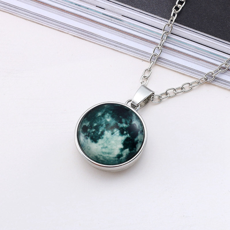 Galaxy Planet Glass Luminous Necklace What Else You Got?