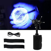 Heavenly Glow LED Light Spiral Toy - Mesmerizing Rotating Luminous Pill Generator for Kids & Adults