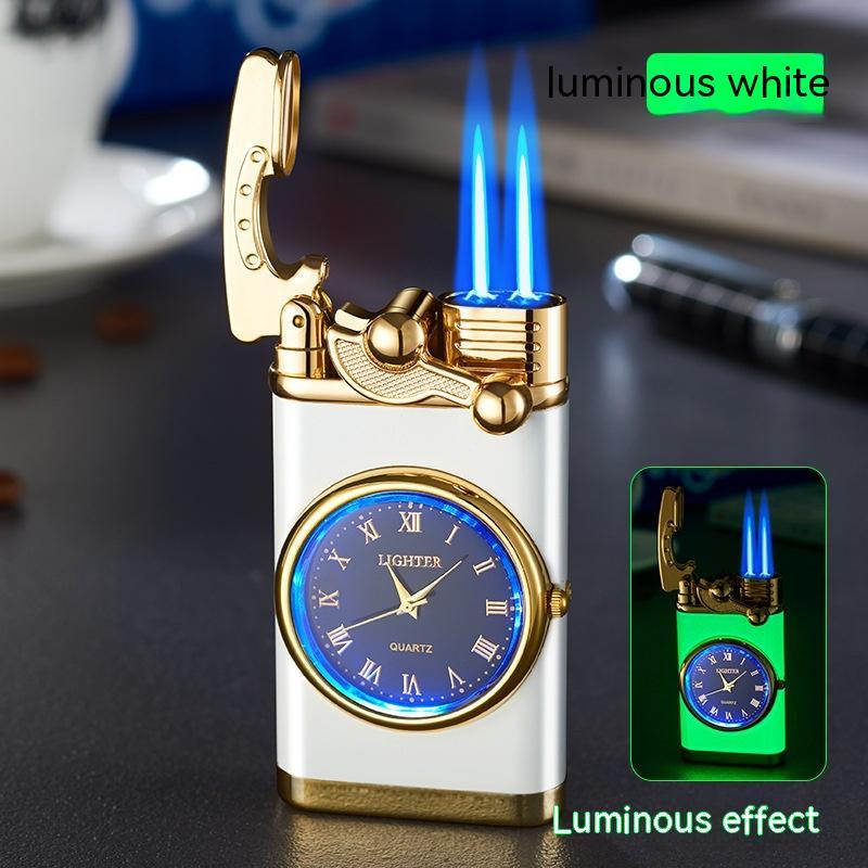 2‑in‑1 Watch Lighter – Real Dial Wristwatch with Windproof Blue Flame Torch (Refillable Butane What Else You Got?