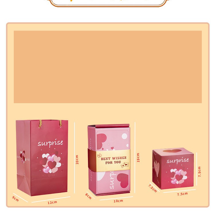 Surprise Box Gift Box Explosion Gift Box Surprise Bounce Box Diy Folding Paper Box Money Box Birthday Christmas Anniversary Gift What Else You Got?