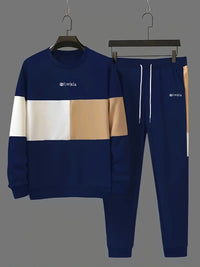 3D Leopard Print Tracksuit Set – Retro Sweatshirt & Pants S–4XL