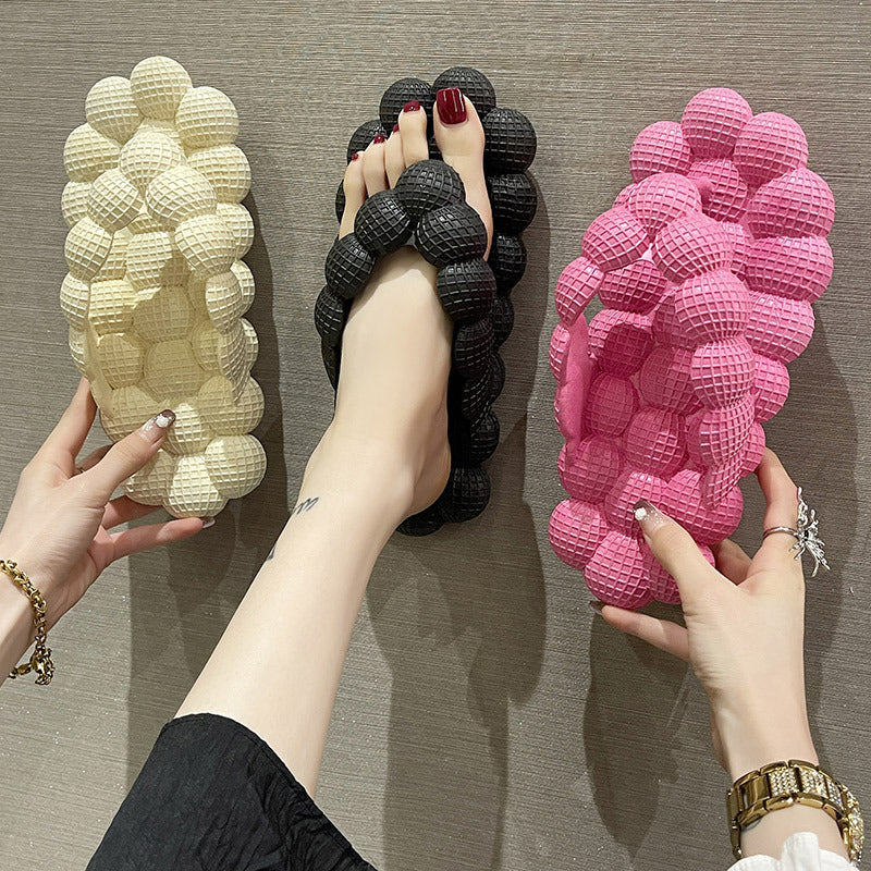 Bubble Slippers Summer Flip-flops Women Indoor Outdoor Flat Sandals Beach Shoes What Else You Got?