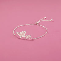 Glow-in-the-Dark Butterfly Bracelet – Electroplated Copper Bangle