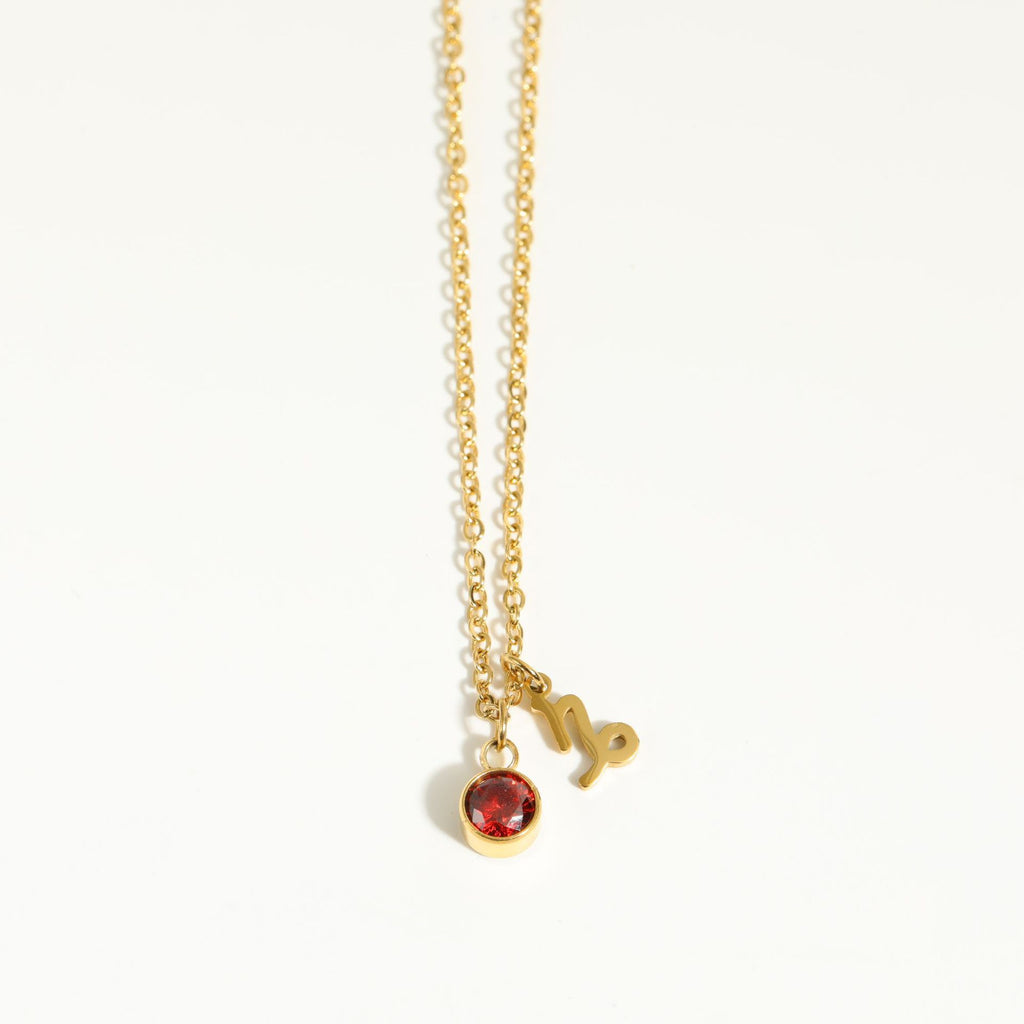 Fashion Zodiac Zodiac 5mm Zircon Pendant Necklace For Women What Else You Got?