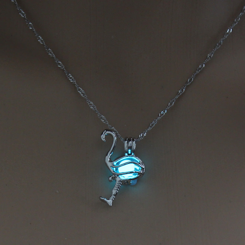 Glow‑in‑the‑Dark Flamingo Cut‑Out Necklace What Else You Got?