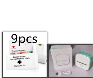 Portable Mini Thermal Label Printer Home Photo Printer Student Wrong Question Printer Bluetooth-compatible Mini Label Printer Price Tag What Else You Got?