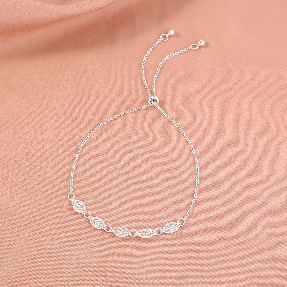 Glow‑in‑the‑Dark Silver Leaf Copper Bracelet What Else You Got?