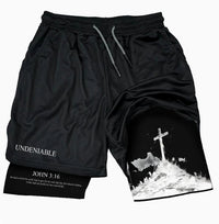 Elegant 3D Printed Beach Shorts - Double-Layer Comfort & Style for Summer