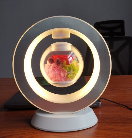 Valentines Day Gift Heart Floating Table LED Night Light Magnetic Levitation Creatives Lamp Desk Lamp Home Decor What Else You Got?