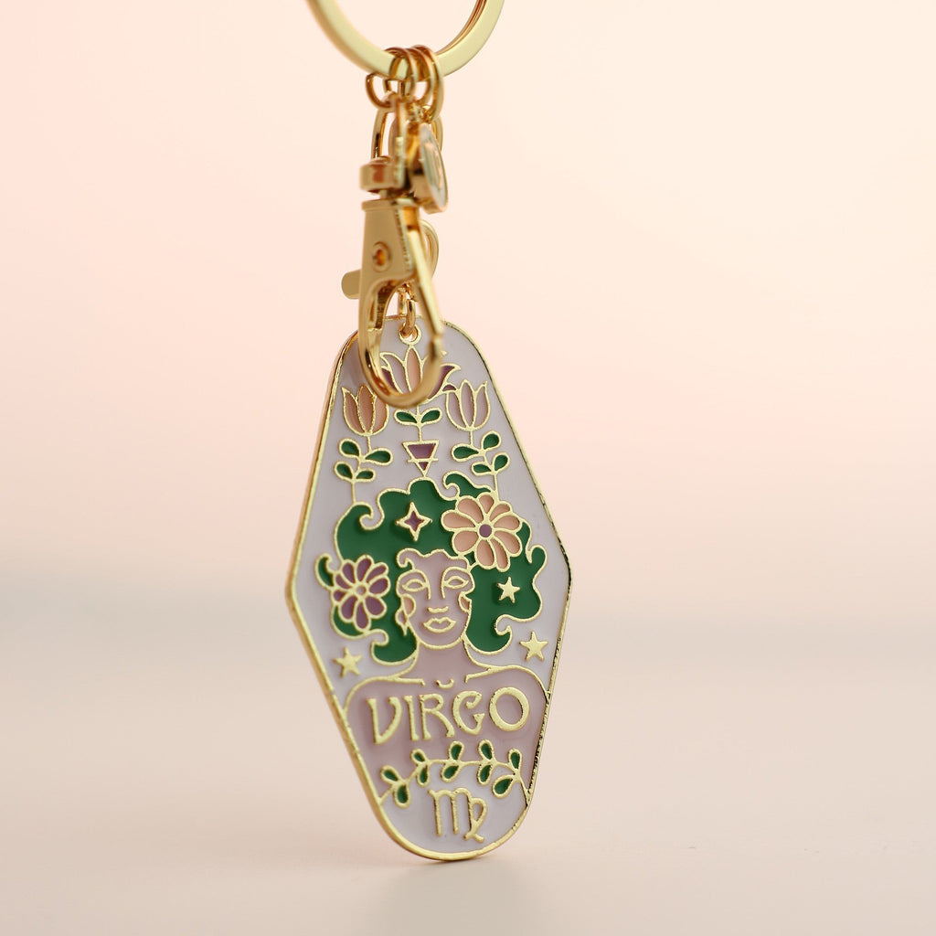 Zodiac Sign Metal Enamel Birthday Keychain What Else You Got?