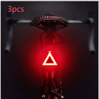 USB Rechargeable Bicycle Safety Taillight - Bright LED Light for Night Riding