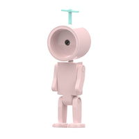 Galactic Astronaut Magnetic Night Light - Christian Space-Themed Decor with Building Blocks