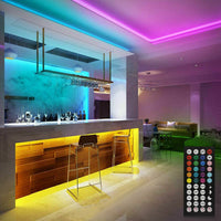 RGB LED Strip Lights 5050 Bluetooth App Control - Music Sync Room & TV Backlight
